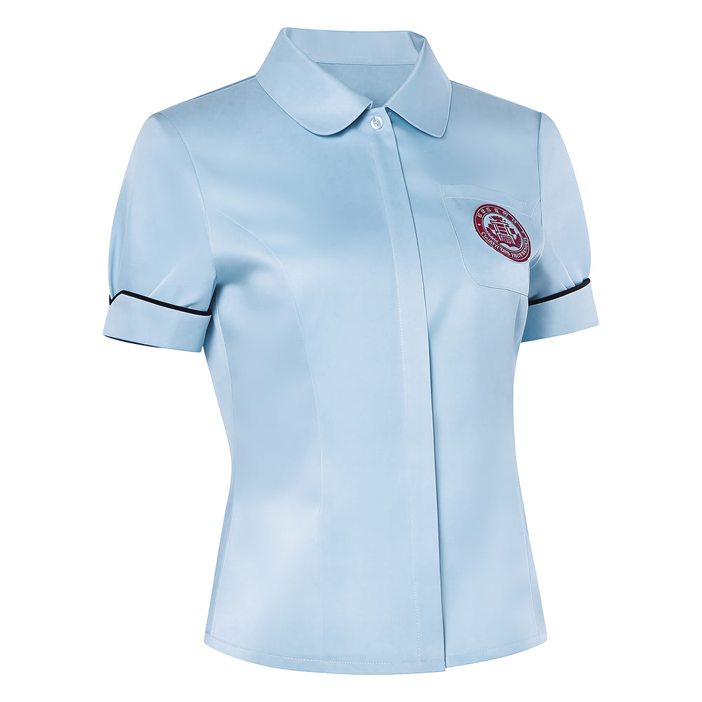 Choi Ga Yoon blau Shirt Teach You a Lesson Cosplay Outfit