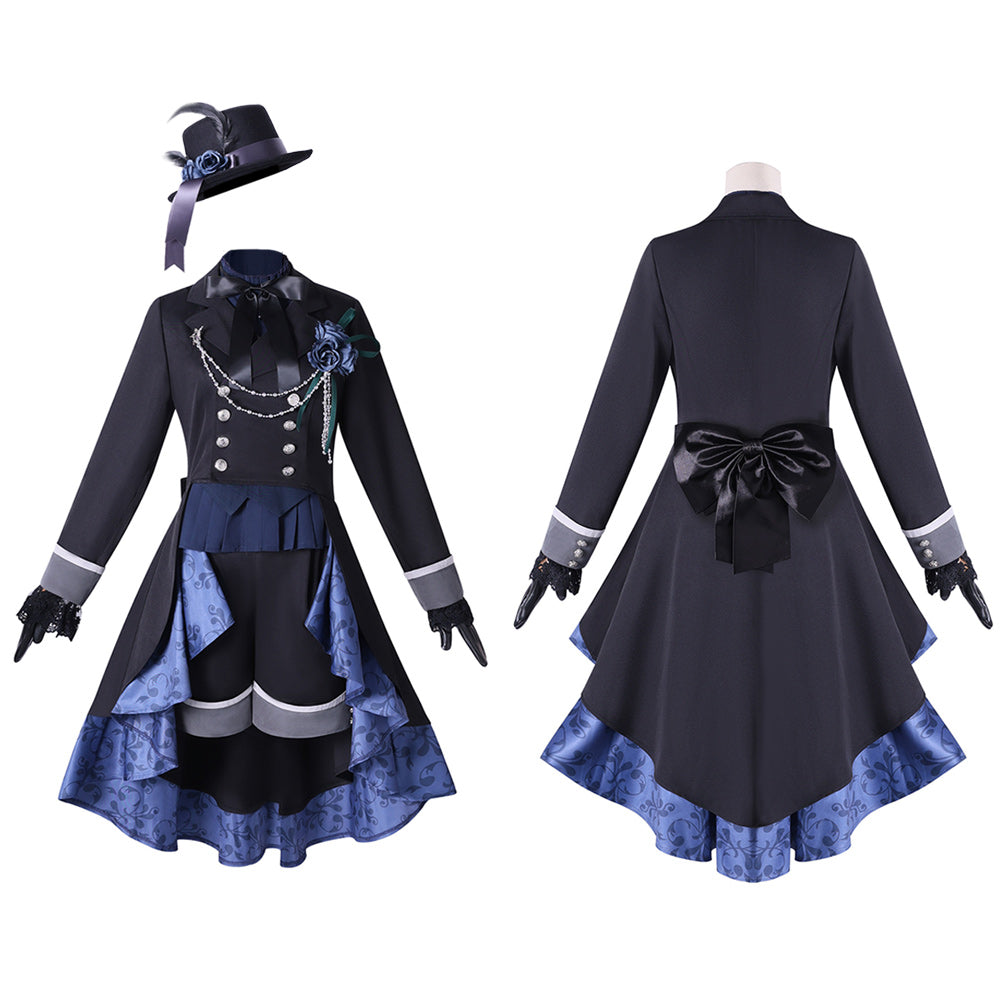 Ciel Phantomhive Kostüm Set Black Butler Ciel Cosplay Outfit	