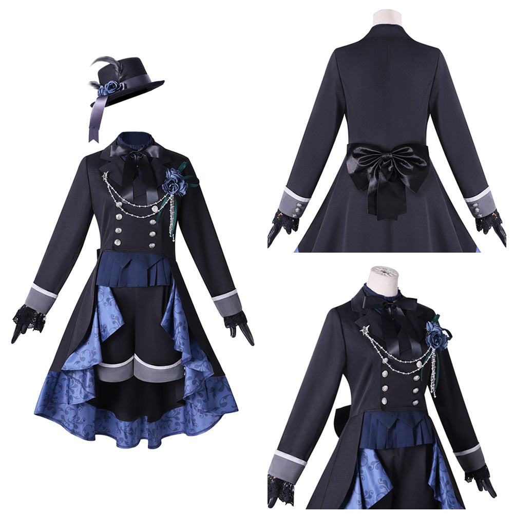 Ciel Phantomhive Kostüm Set Black Butler Ciel Cosplay Outfit	
