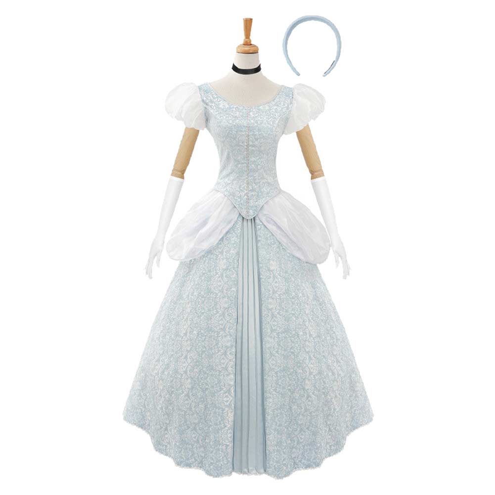 Cinderella blau Kostüm Set Aschenputtel Cinderella Cosplay Outfit 