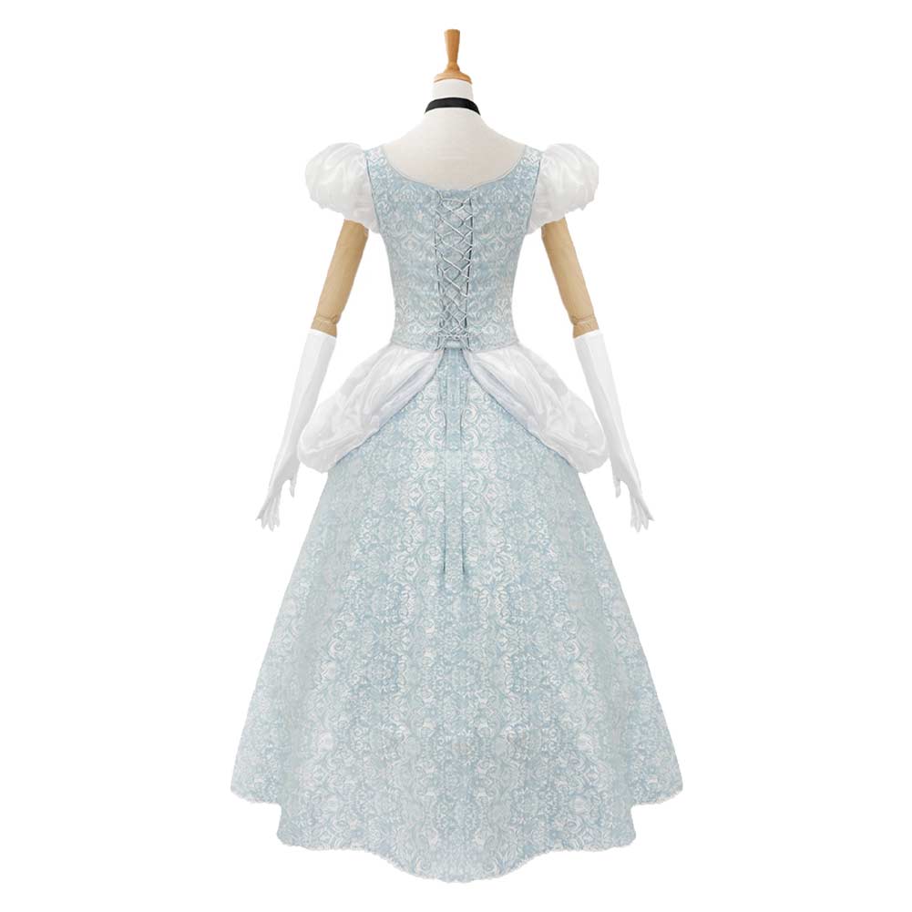 Cinderella blau Kostüm Set Aschenputtel Cinderella Cosplay Outfit 