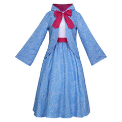 Cinderella blau Kostüm Set Aschenputtel Cosplay Outfit