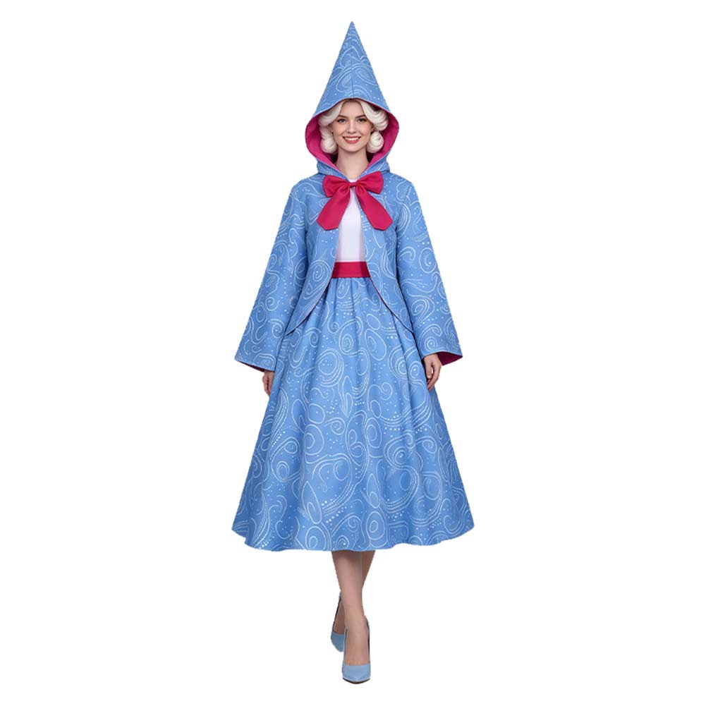 Cinderella blau Kostüm Set Aschenputtel Cosplay Outfit