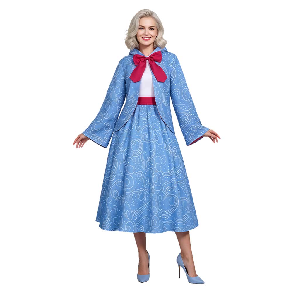 Cinderella blau Kostüm Set Aschenputtel Cosplay Outfit