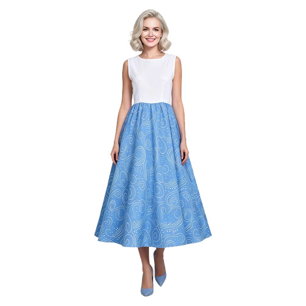 Cinderella blau Kostüm Set Aschenputtel Cosplay Outfit
