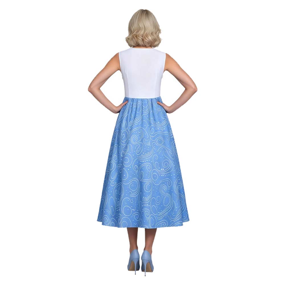 Cinderella blau Kostüm Set Aschenputtel Cosplay Outfit