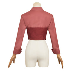 Claire Redfield rot Kostüm Resident Evil Requiem Claire Cosplay Outfits