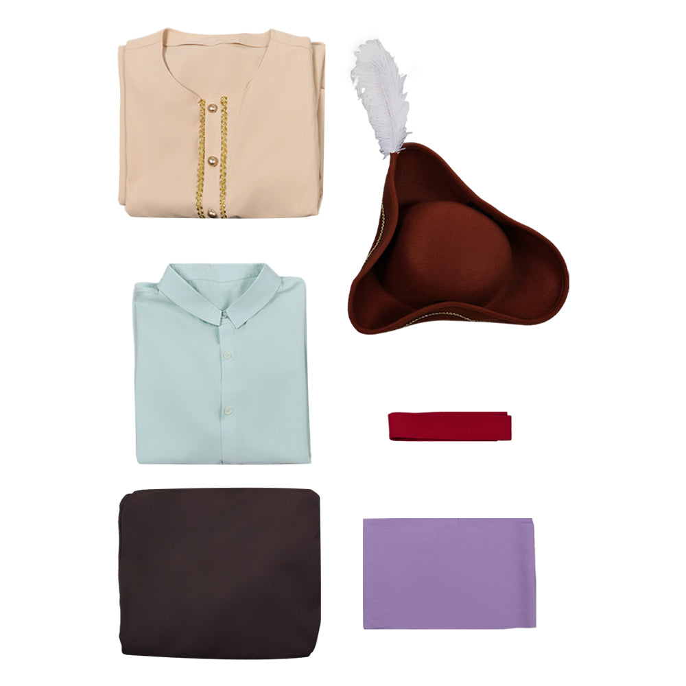 Clark Kostüm The Backrooms 2026 Clark Pirate Cosplay Outfit