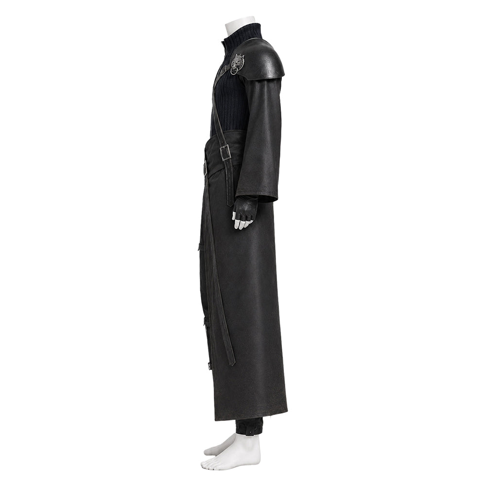 Cloud Strife schwarz Kostüm Set Final Fantasy VII Cloud Strife Cosplay Outfit