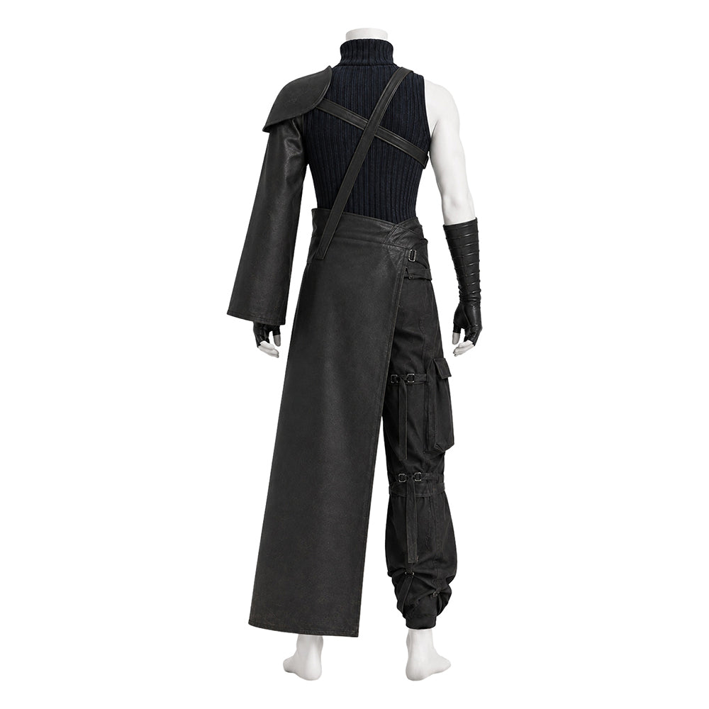 Cloud Strife schwarz Kostüm Set Final Fantasy VII Cloud Strife Cosplay Outfit