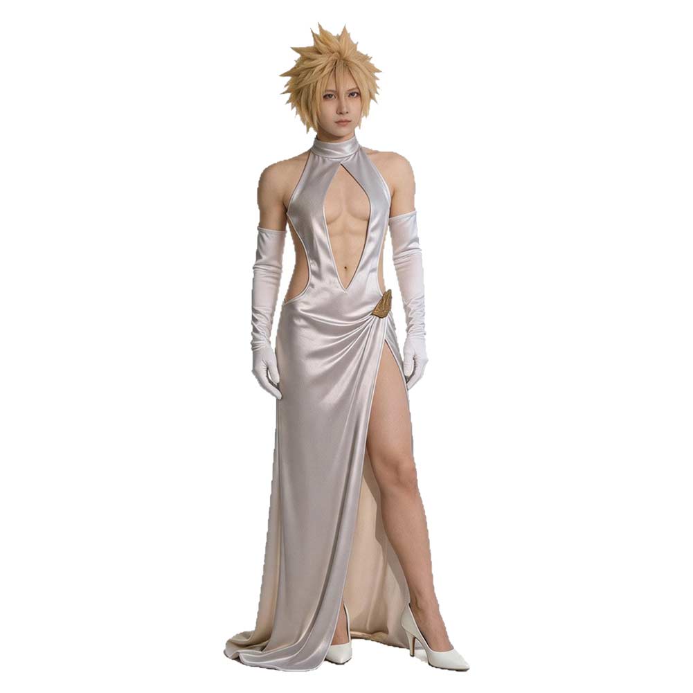 Cloud Strife​ weiß Kostüm Set Final Fantasy Cloud Strife Cosplay Outfit