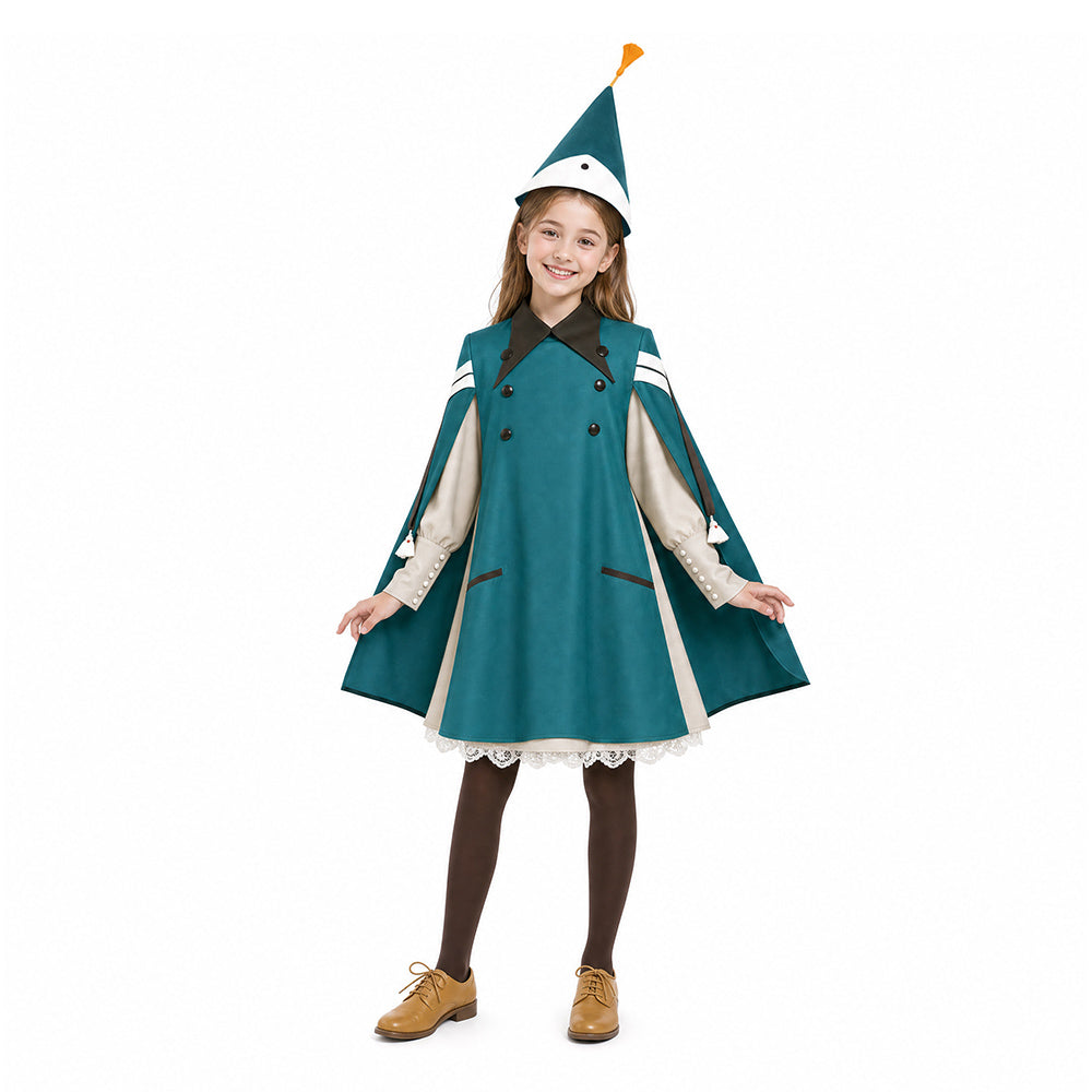 ​Coco ​​Mädchen grün Kostüm Set Tongari Boushi no Atelier Coco Cosplay Outfit