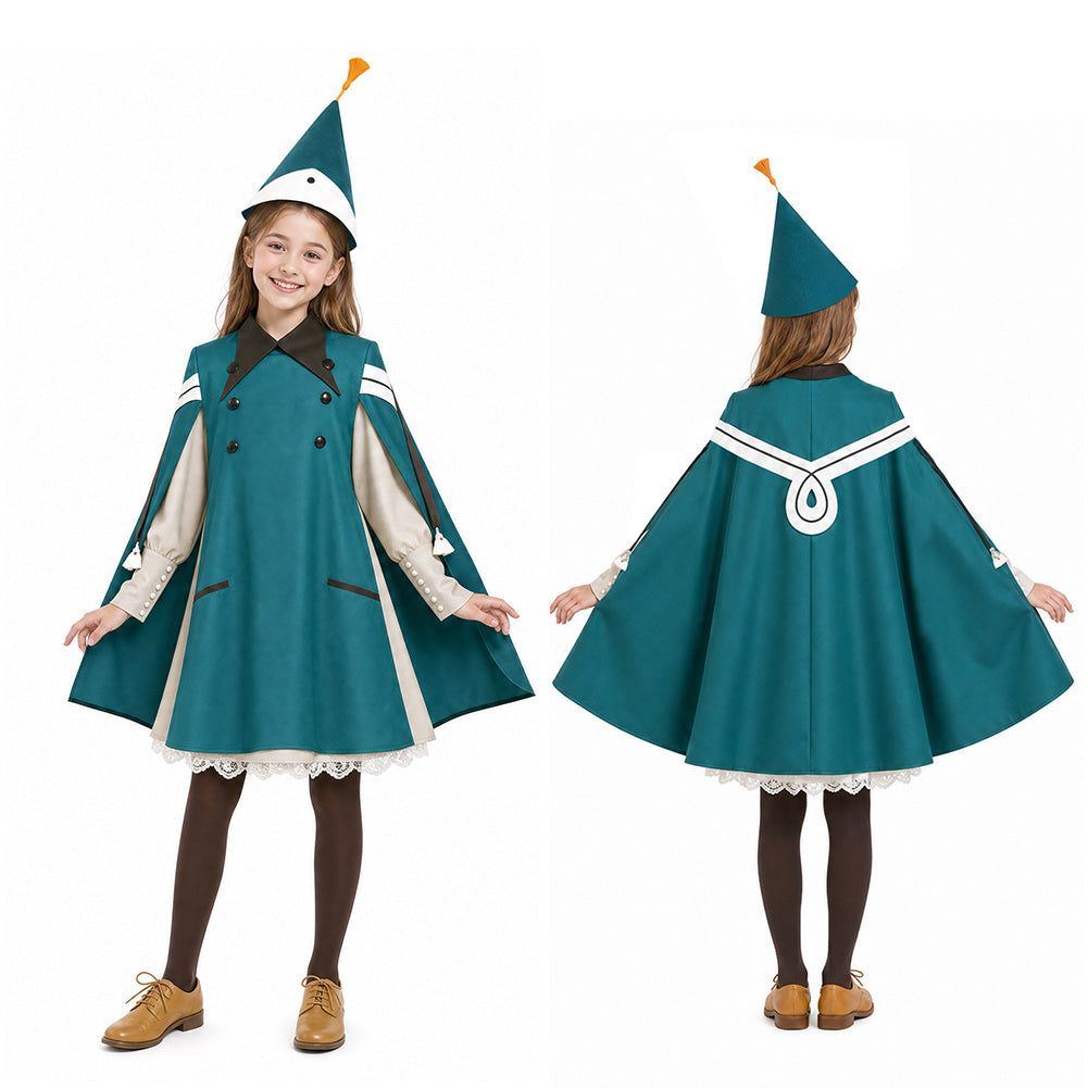 ​Coco ​​Mädchen grün Kostüm Set Tongari Boushi no Atelier Coco Cosplay Outfit