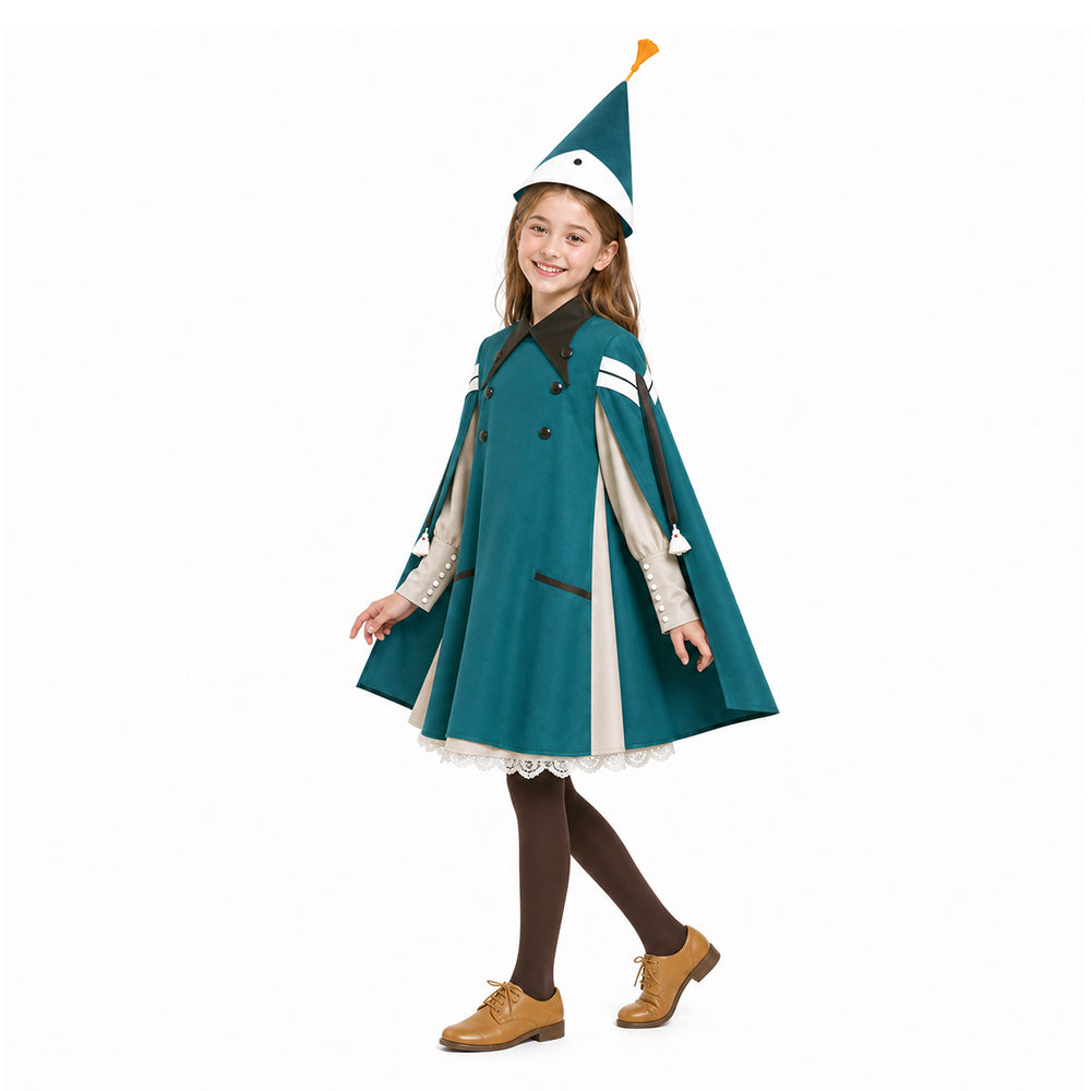 ​Coco ​​Mädchen grün Kostüm Set Tongari Boushi no Atelier Coco Cosplay Outfit