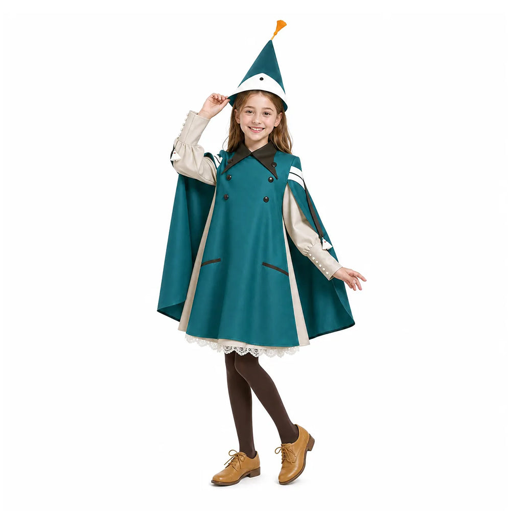 ​Coco ​​Mädchen grün Kostüm Set Tongari Boushi no Atelier Coco Cosplay Outfit