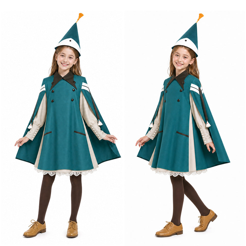 ​Coco ​​Mädchen grün Kostüm Set Tongari Boushi no Atelier Coco Cosplay Outfit