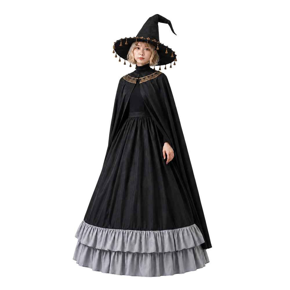 ​Coco schwarz Kostüm Set Tongari Boushi no Atelier Coco Cosplay Outfit