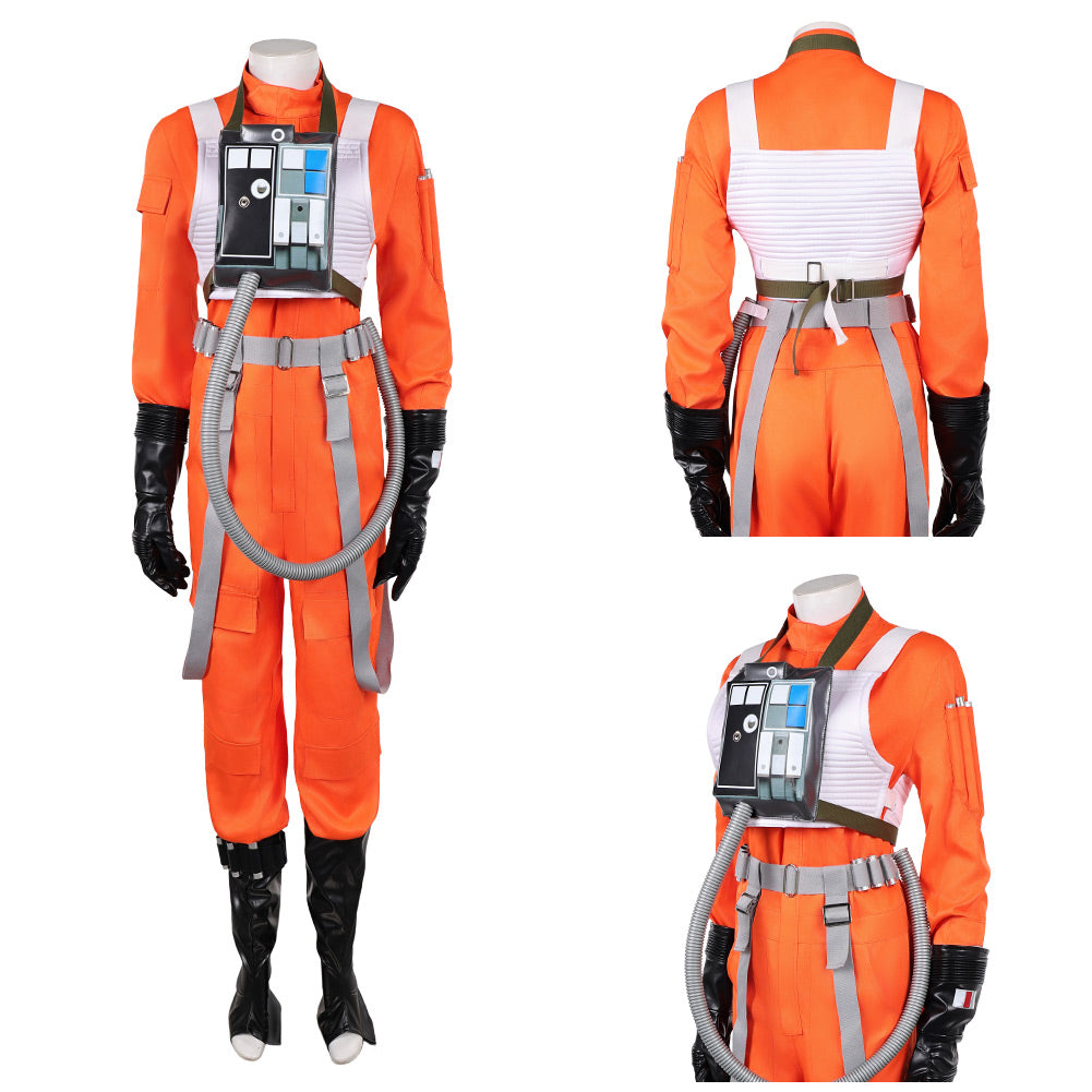 Colonel Ward Orange Jumpsuit The Mandalorian and Grogu Ward Cosplay Kostüm