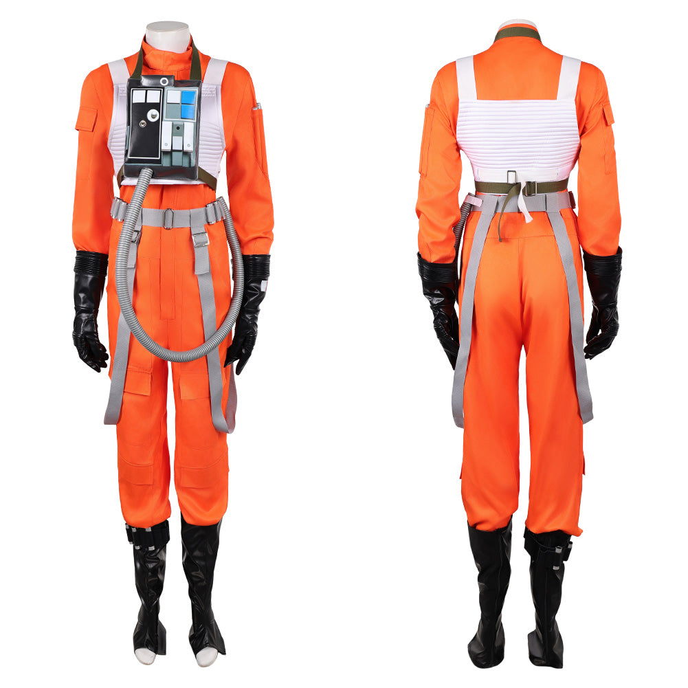 Colonel Ward Orange Jumpsuit The Mandalorian and Grogu Ward Cosplay Kostüm