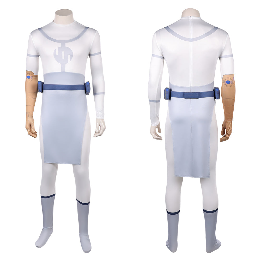 Conquest grau Jumpsuit Invincible Conquest Cosplay Outfit