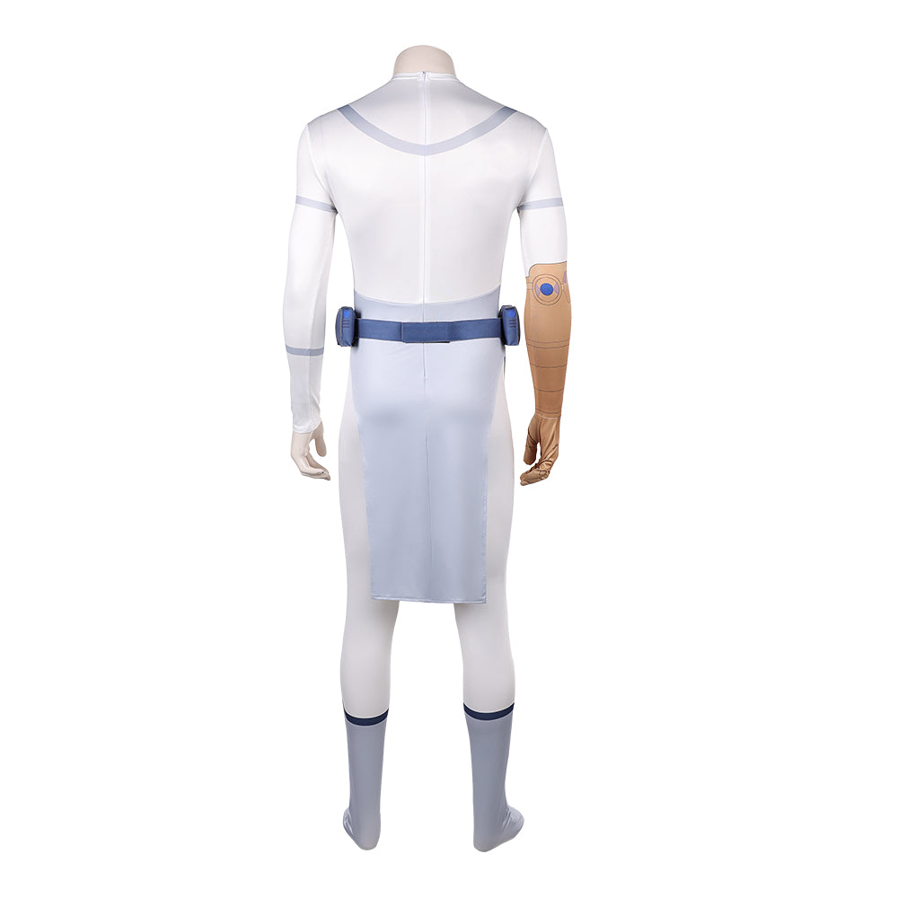 Conquest grau Jumpsuit Invincible Conquest Cosplay Outfit