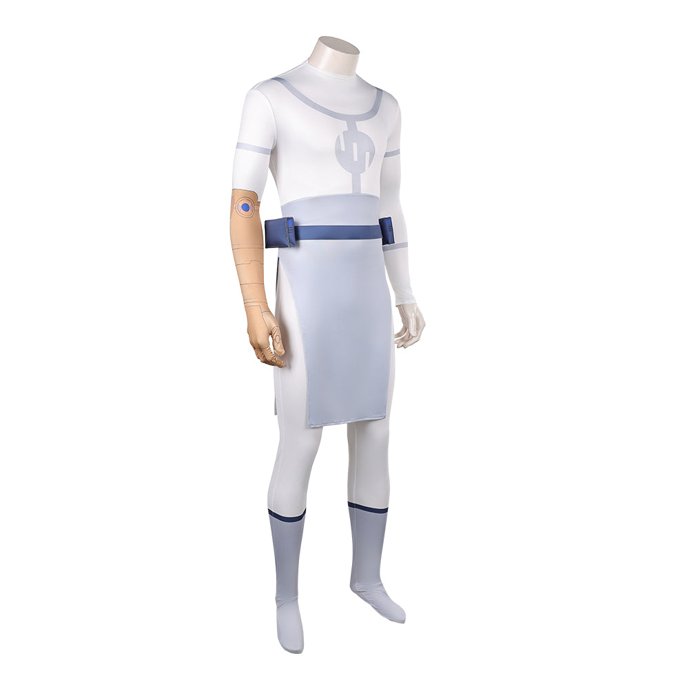 Conquest grau Jumpsuit Invincible Conquest Cosplay Outfit