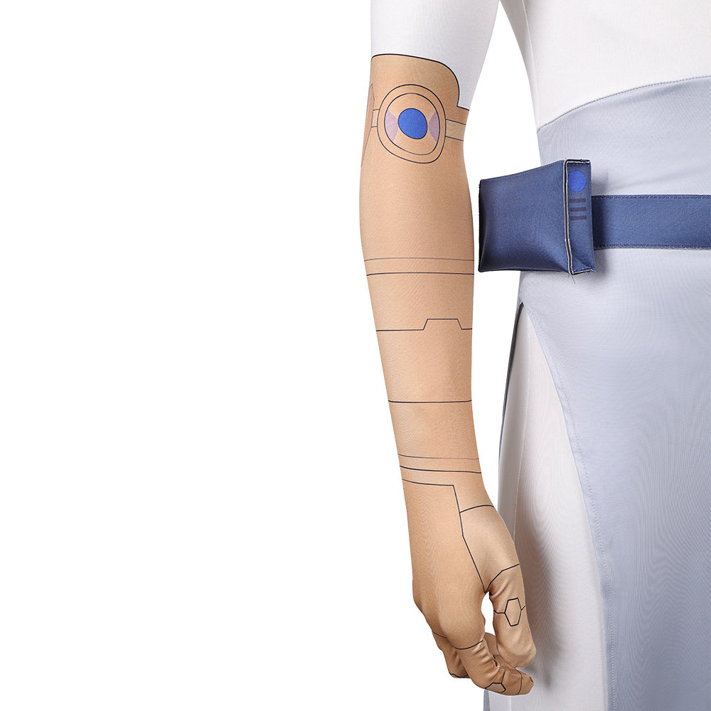 Conquest grau Jumpsuit Invincible Conquest Cosplay Outfit