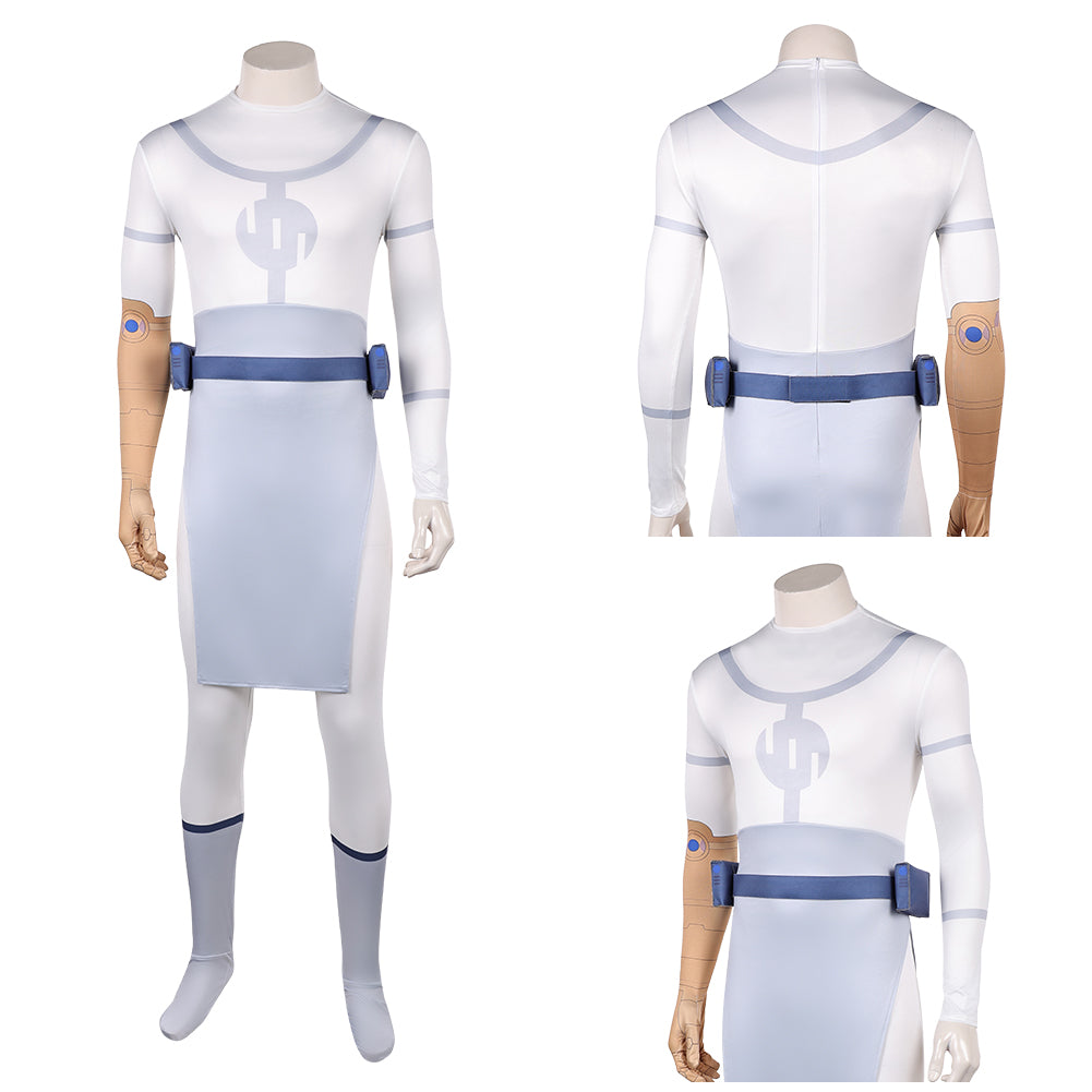 Conquest grau Jumpsuit Invincible Conquest Cosplay Outfit
