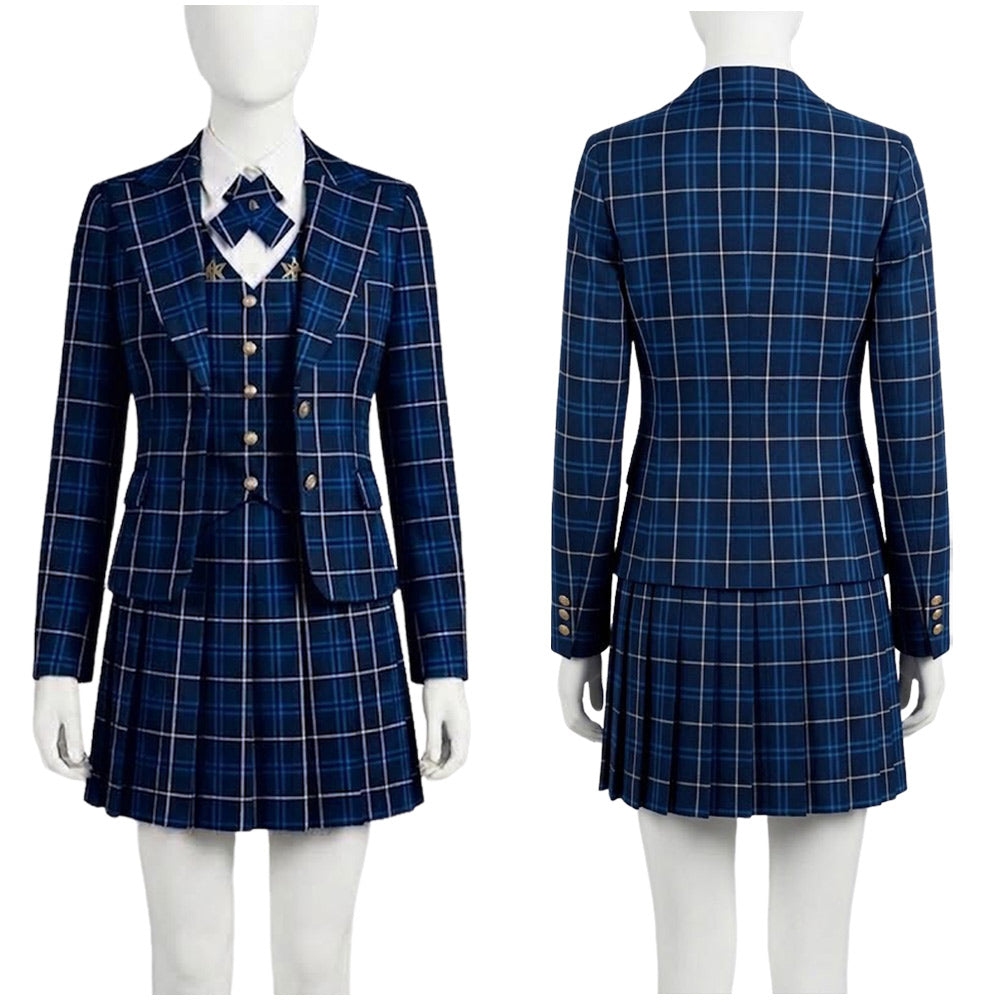 Coven Academy blau Kostüm Set Coven Academy Cosplay Outfit 