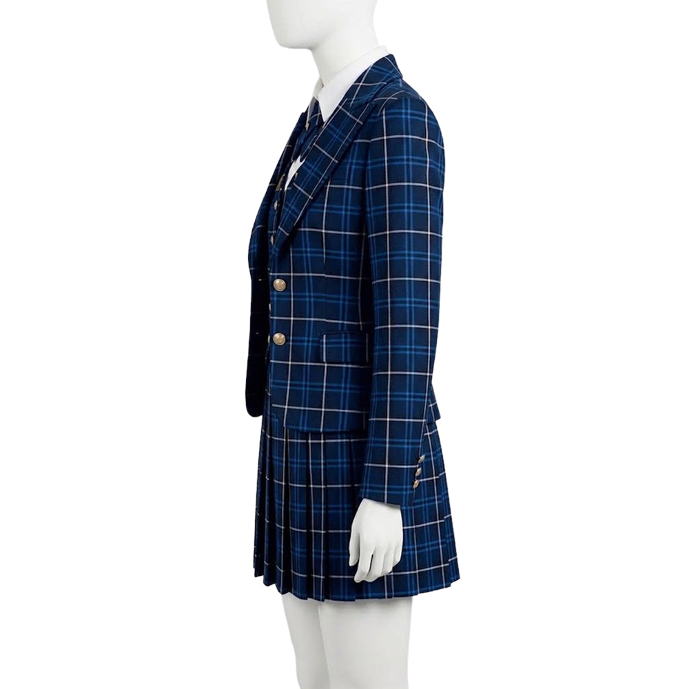 Coven Academy blau Kostüm Set Coven Academy Cosplay Outfit 