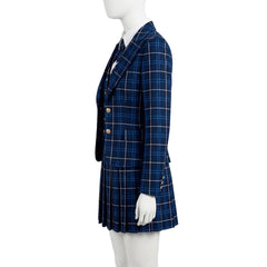 Coven Academy blau Kostüm Set Coven Academy Cosplay Outfit 