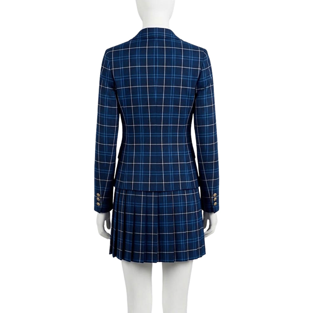 Coven Academy blau Kostüm Set Coven Academy Cosplay Outfit 