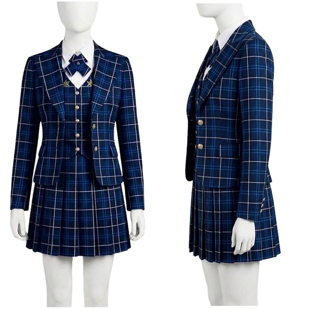 Coven Academy blau Kostüm Set Coven Academy Cosplay Outfit 