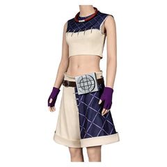 Cthoni Andor blau beige Kostüm Set GACHIAKUTA Cthoni Andor Cosplay Outfit 
