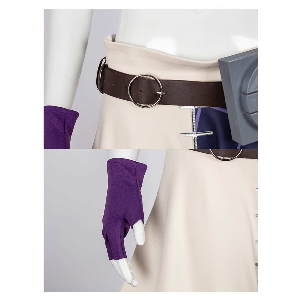 Cthoni Andor blau beige Kostüm Set GACHIAKUTA Cthoni Andor Cosplay Outfit 