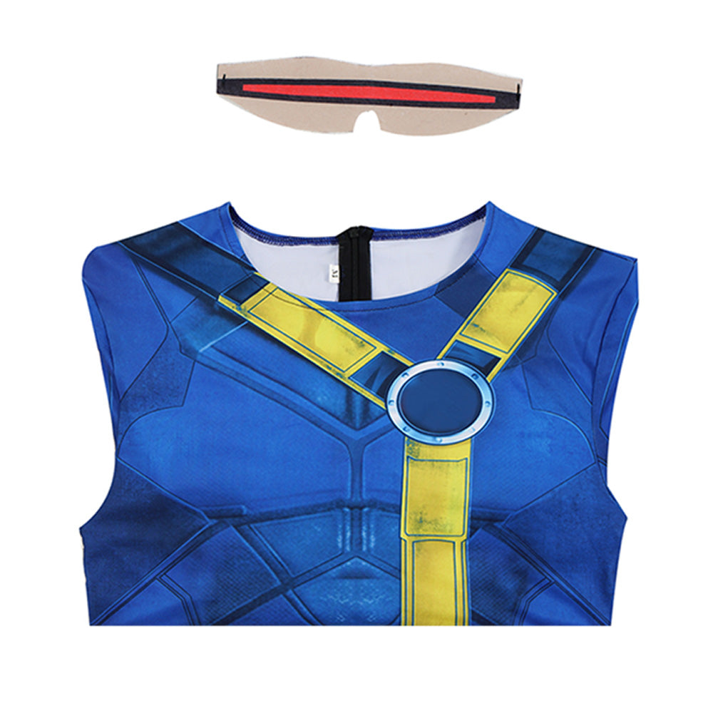 Cyclops blau Kostüm Set Avengers: Doomsday Cyclops Cosplay Outfit