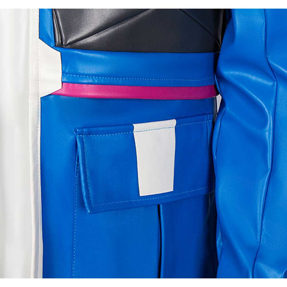 D blau Kostüm Set Cyberpunk: Edgerunners 2 D Cosplay Outfit 