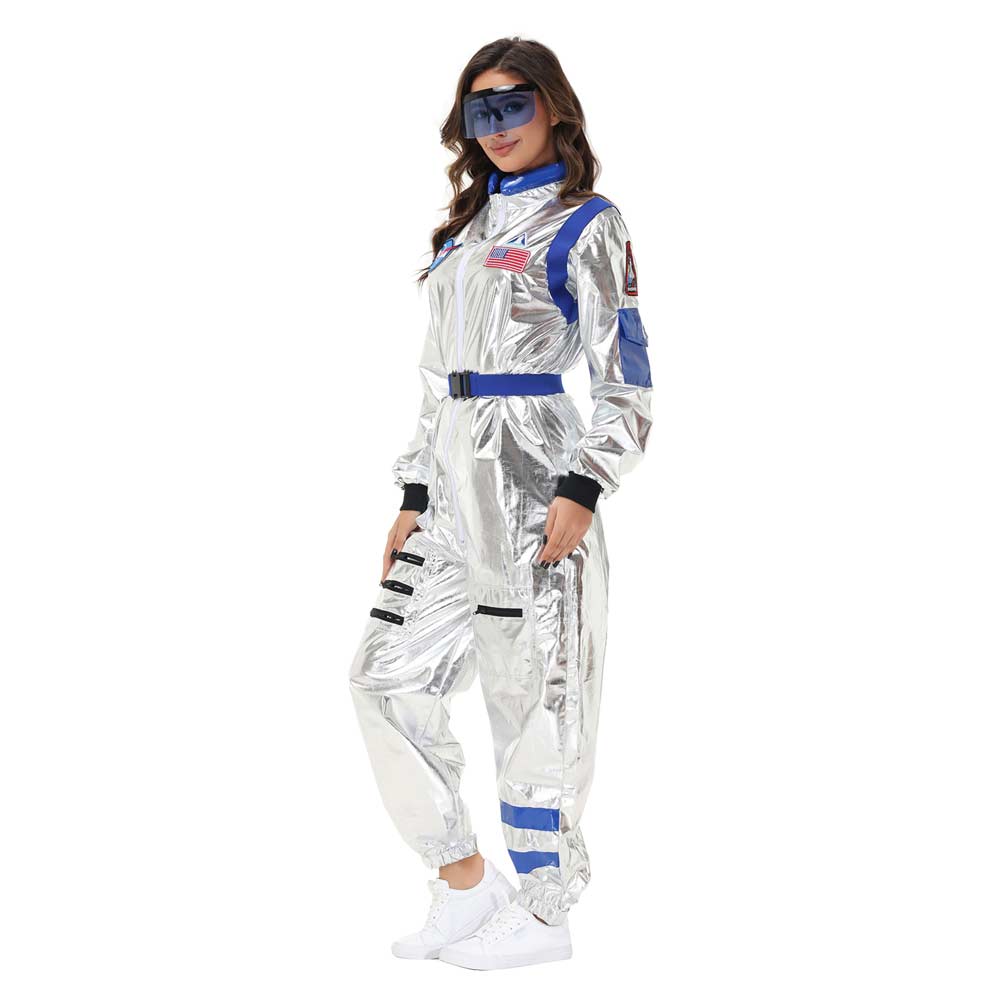 Damen Cosplay Kostüm Outfits Halloween Karneval Anzug Astronautin