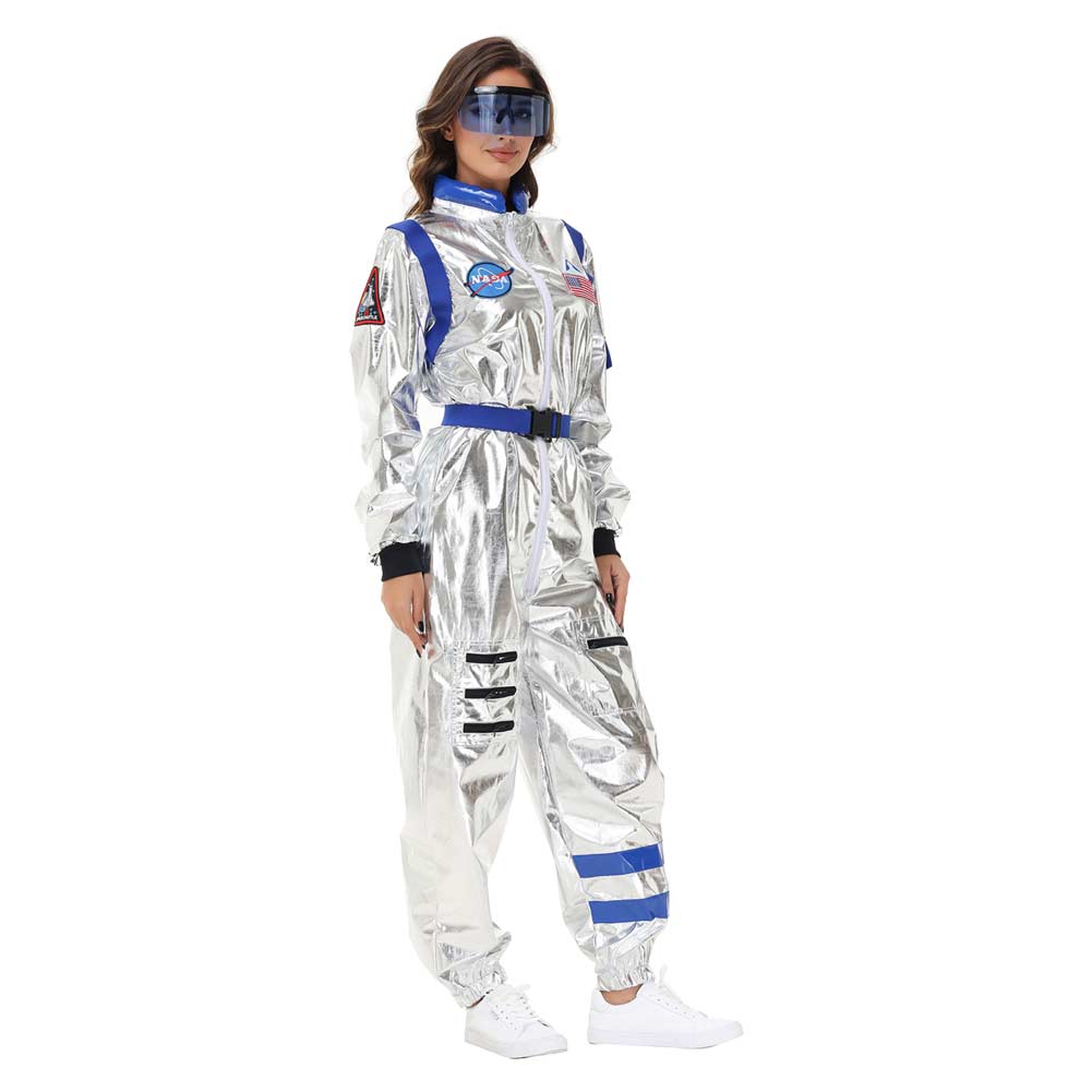 Damen Cosplay Kostüm Outfits Halloween Karneval Anzug Astronautin