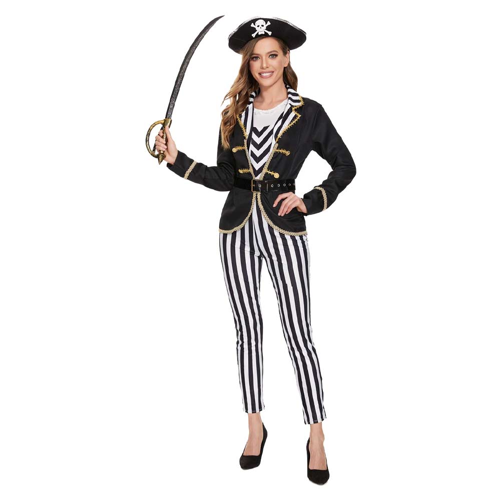 Damen Cosplay Kostüm Outfits Halloween Karneval Anzug piraten