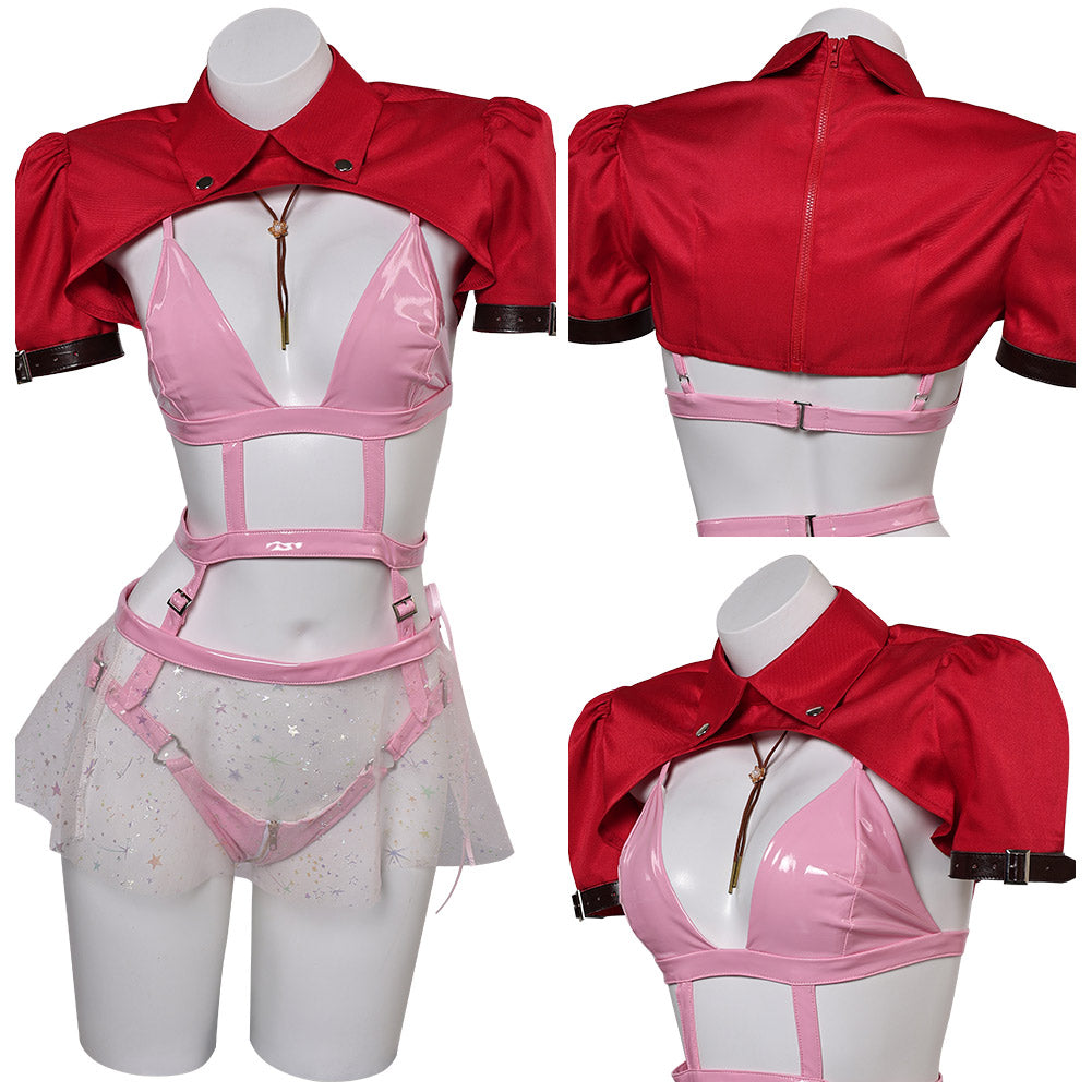 Damen Dessous-Set Final Fantasy Aerith Gainsborough Sexy Kostüm Set