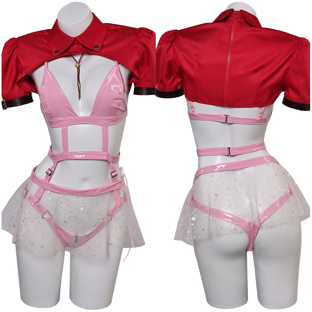 Damen Dessous-Set Final Fantasy Aerith Gainsborough Sexy Kostüm Set