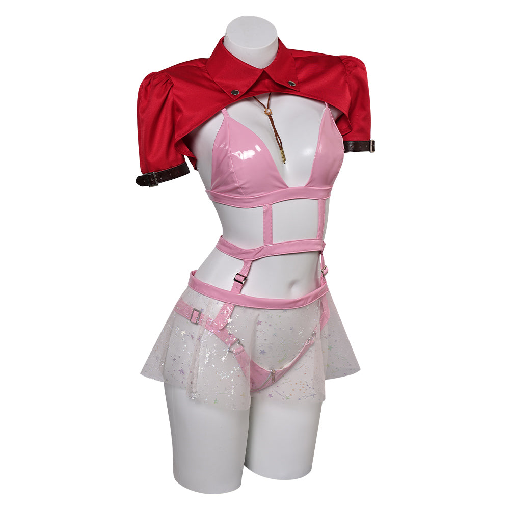 Damen Dessous-Set Final Fantasy Aerith Gainsborough Sexy Kostüm Set