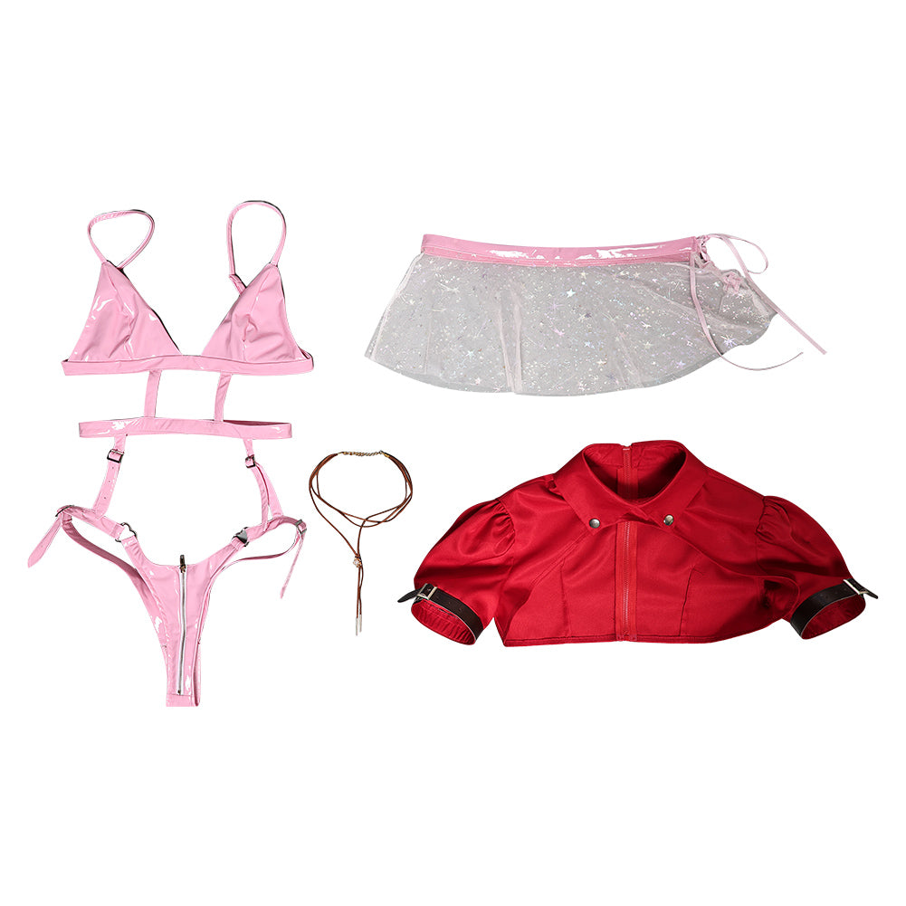 Damen Dessous-Set Final Fantasy Aerith Gainsborough Sexy Kostüm Set