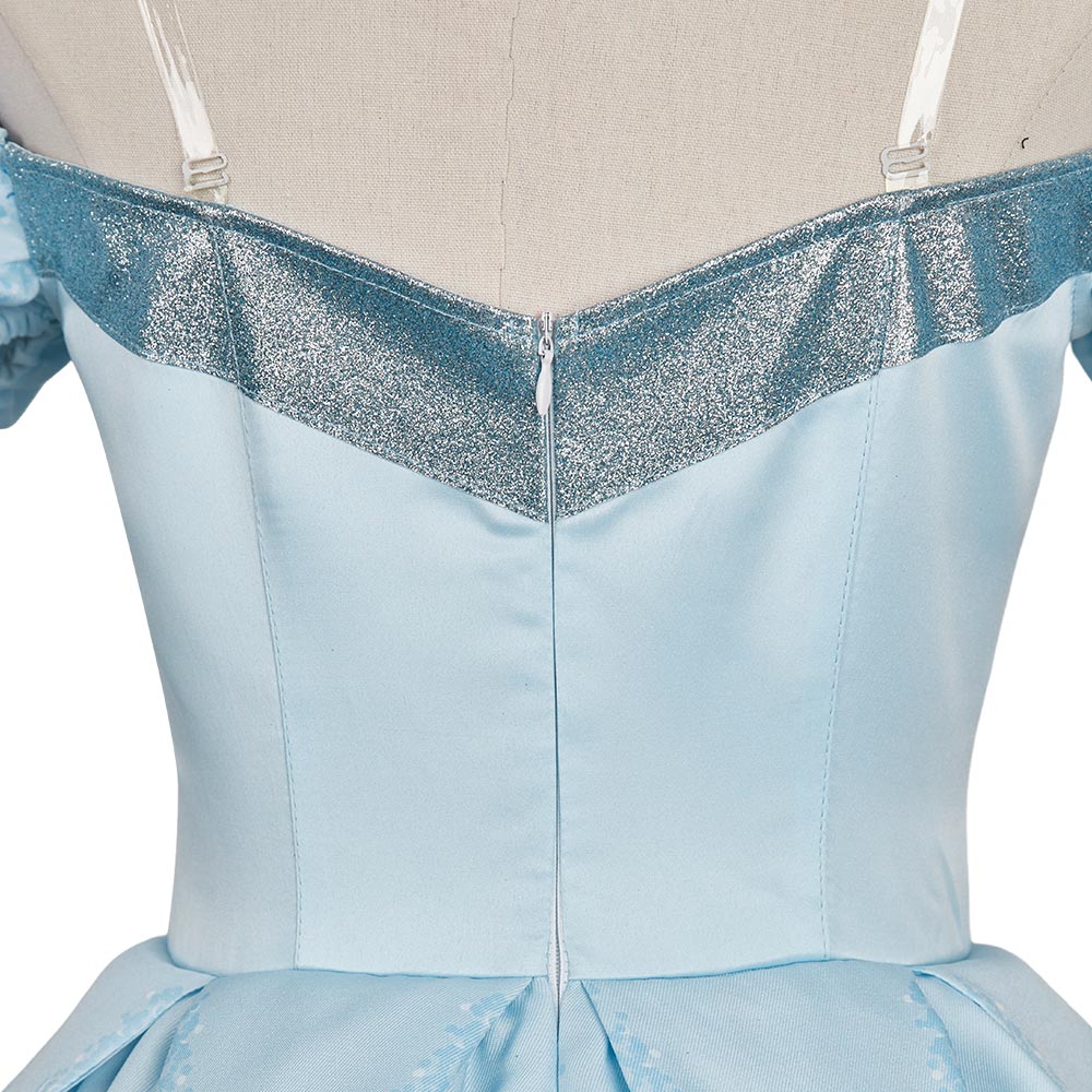 Damen Glinda blau Kleid Wicked Glinda Cosplay Kostüm