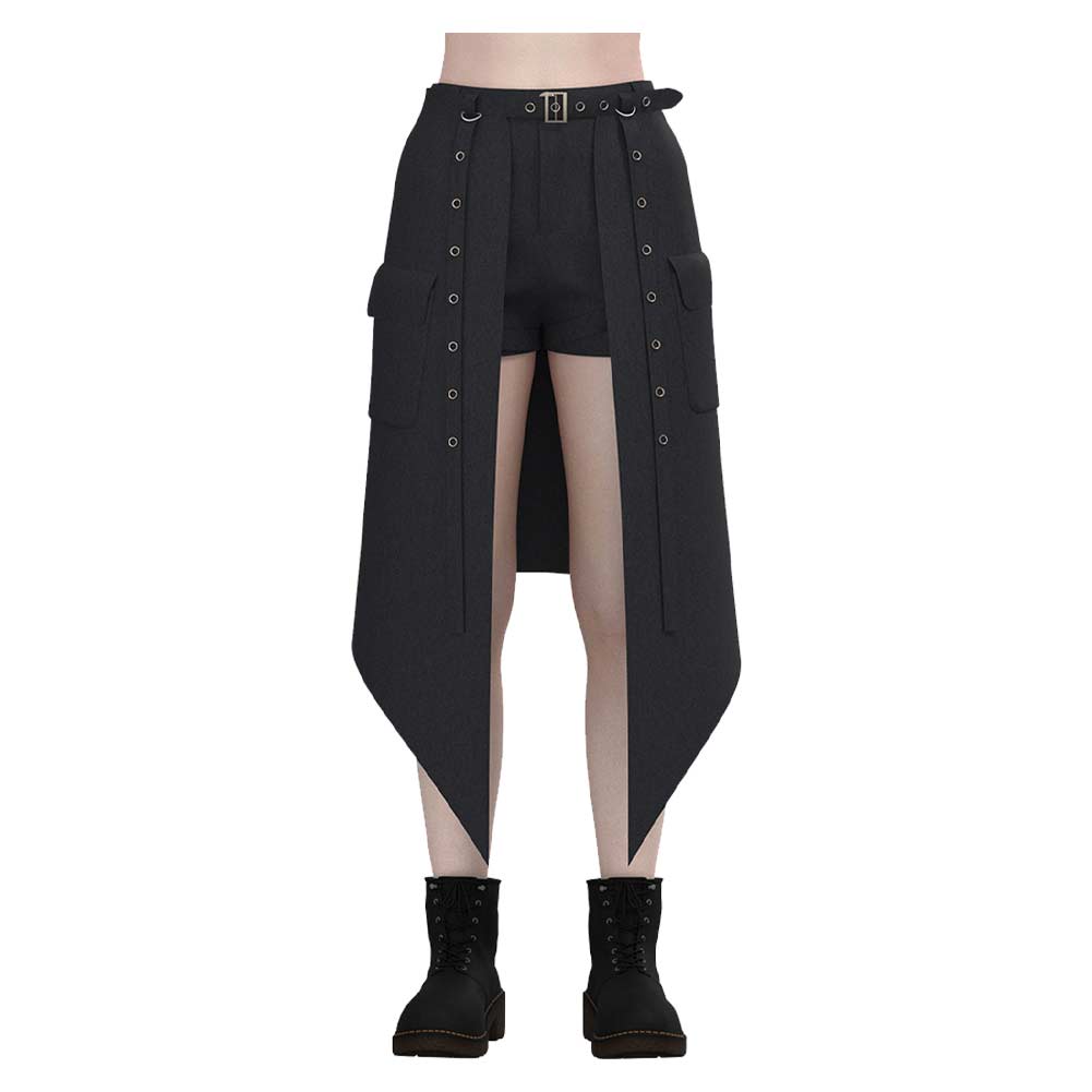 Damen Mittelalterliche Kostüm Rock dunklen Stil Frauen Punk Gothic Rock Shorts