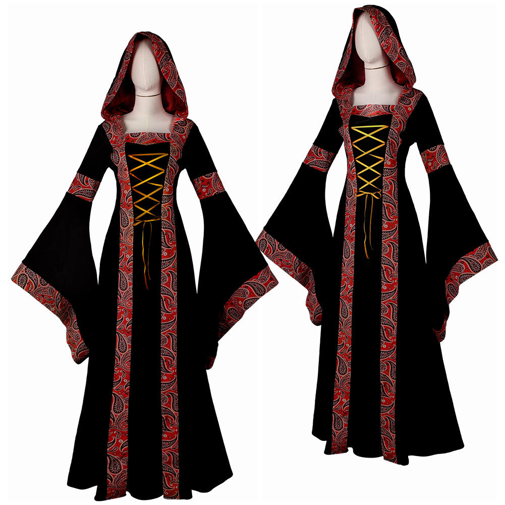 Damen Mittelalterliches Kleid Kostüm Renaissance Cosplay Kostüm Outfits Halloween Karneval Anzug