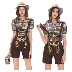 Damen Münchener Oktoberfest Bierfest Deutsch Bayerisches KostümCosplay Kostüm Outfits Halloween Faschingskostüm