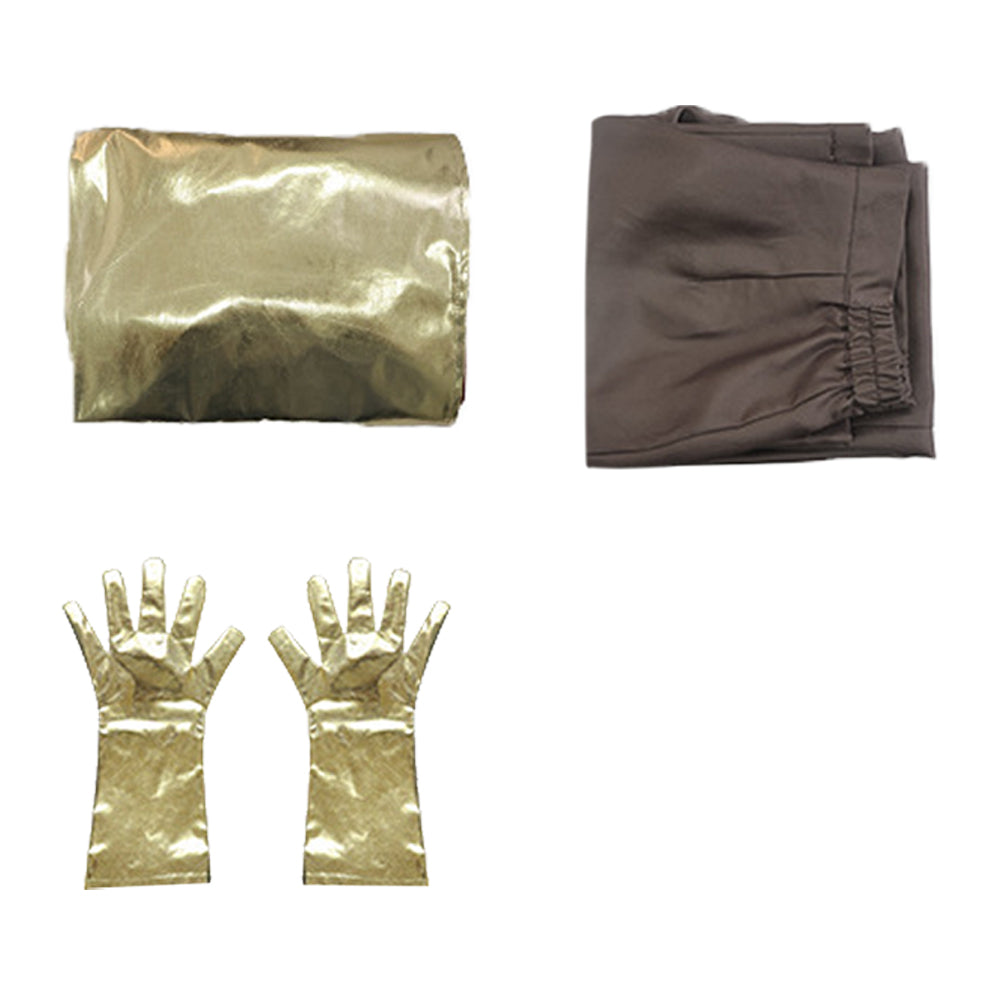 Damiane goldfarben Kostüm Set Crimson Desert Damiane Cosplay Outfit