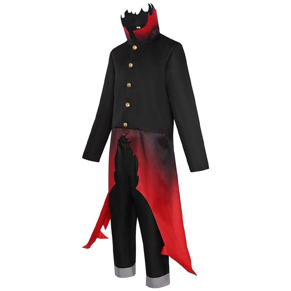 Dandadan Okarun schwarz rot Kostüm Set Cosplay Outfits